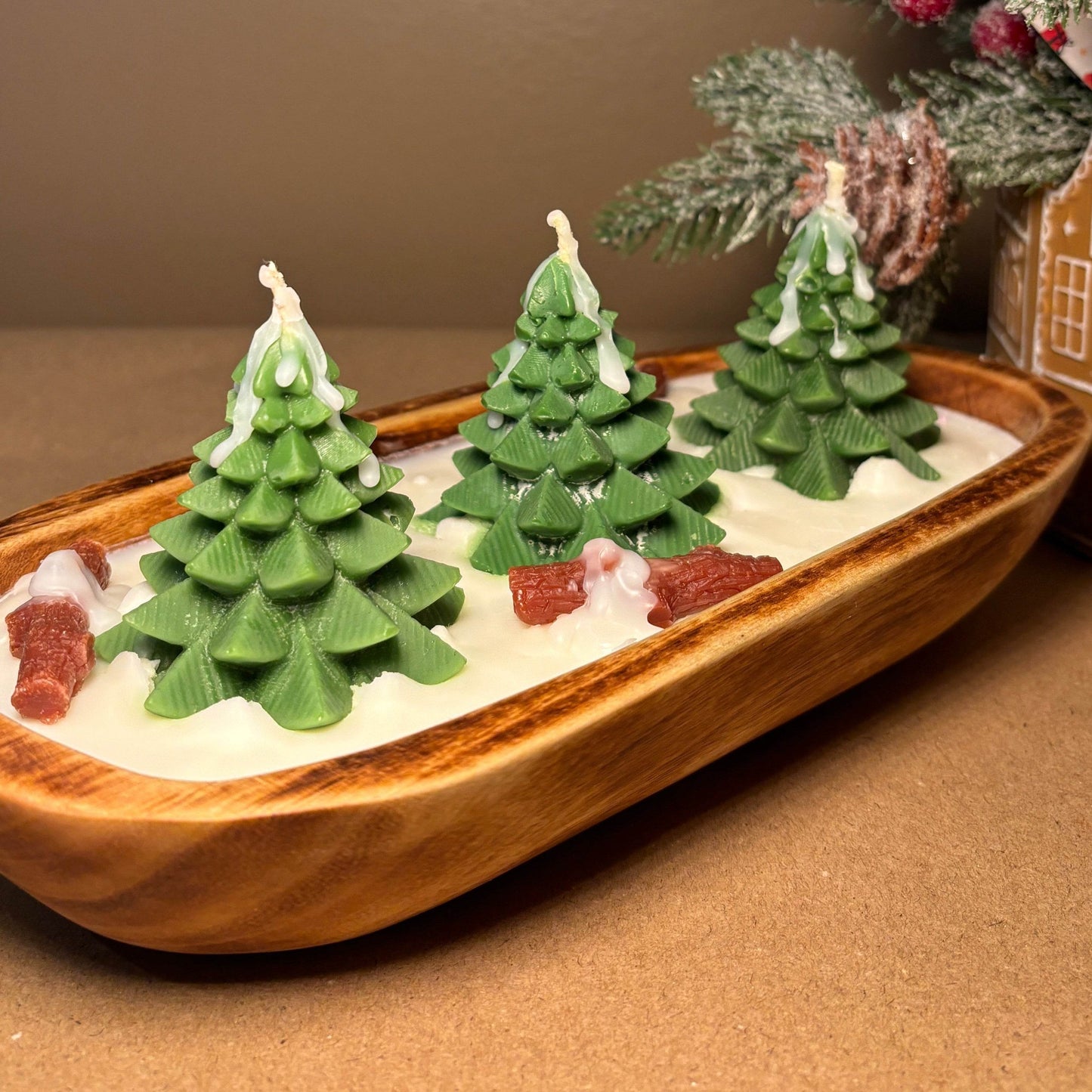 Winter Trees Candle – A Cozy Winter Wonderland in Your Home - AuraLux