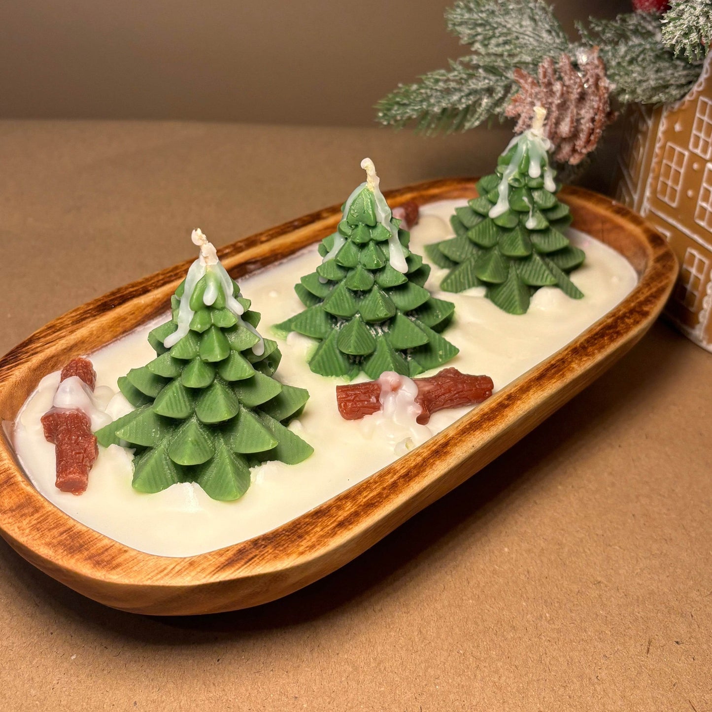 Winter Trees Candle – A Cozy Winter Wonderland in Your Home - AuraLux