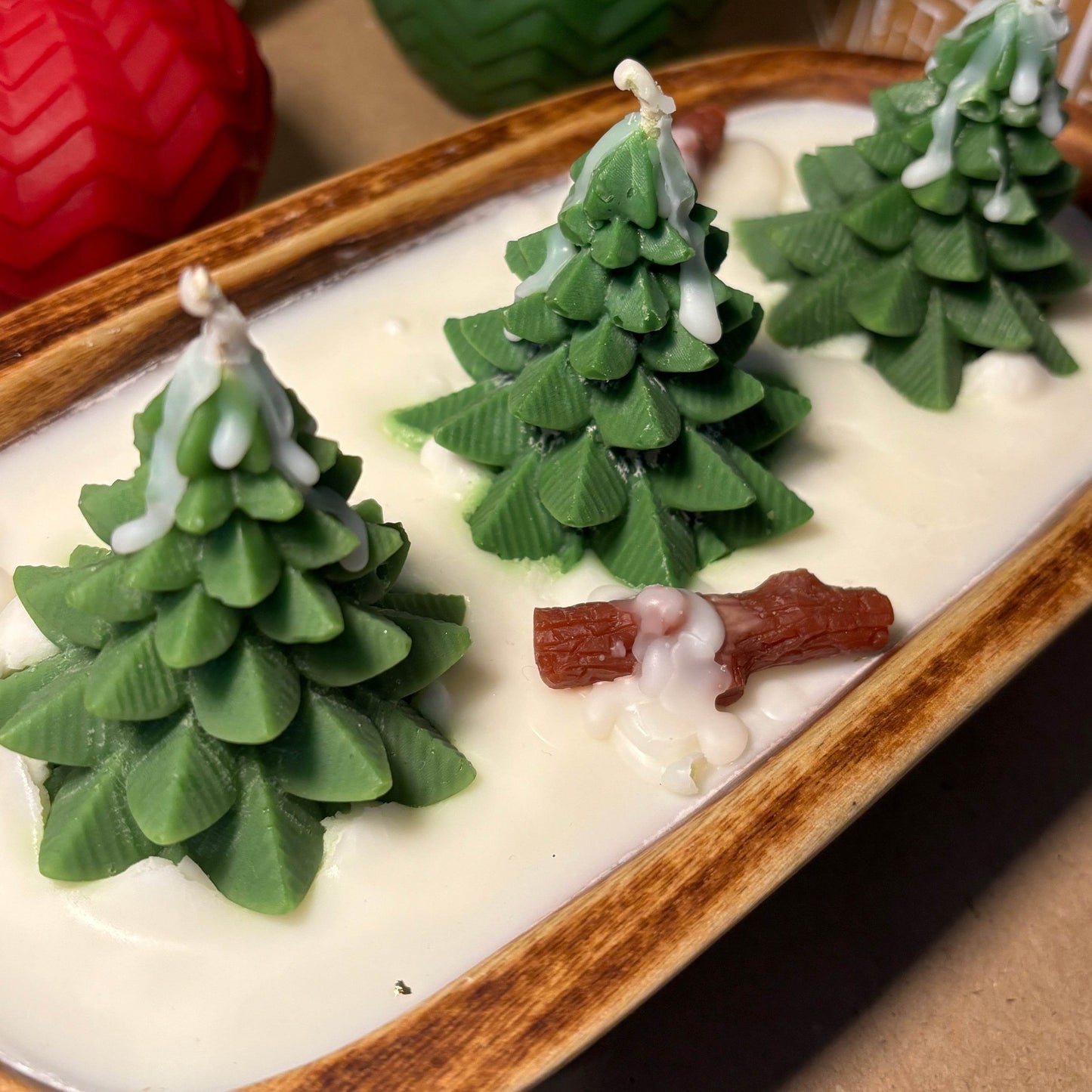 Winter Trees Candle – A Cozy Winter Wonderland in Your Home - AuraLux