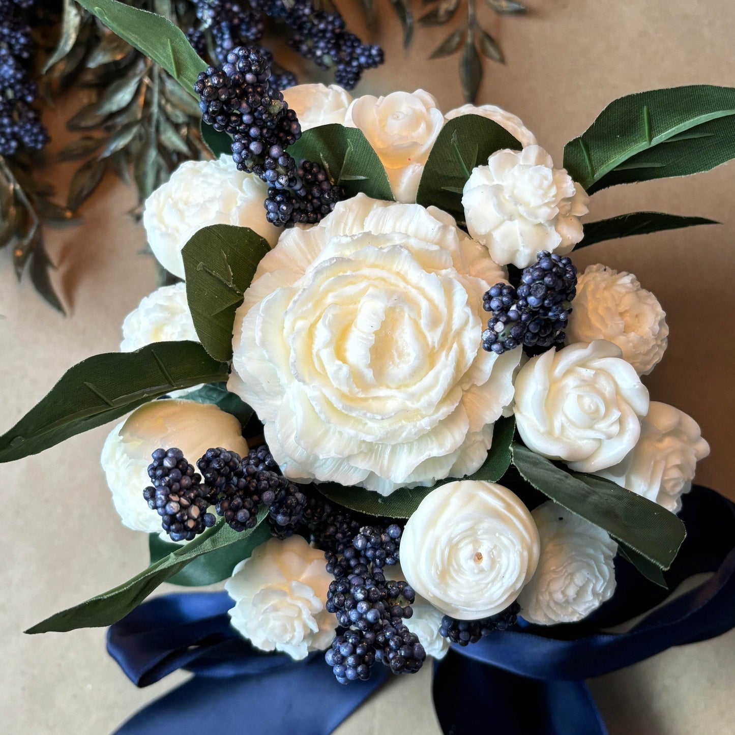 Floral Luxe Bouquet – A Candle Arrangement That Blooms Forever - AuraLux