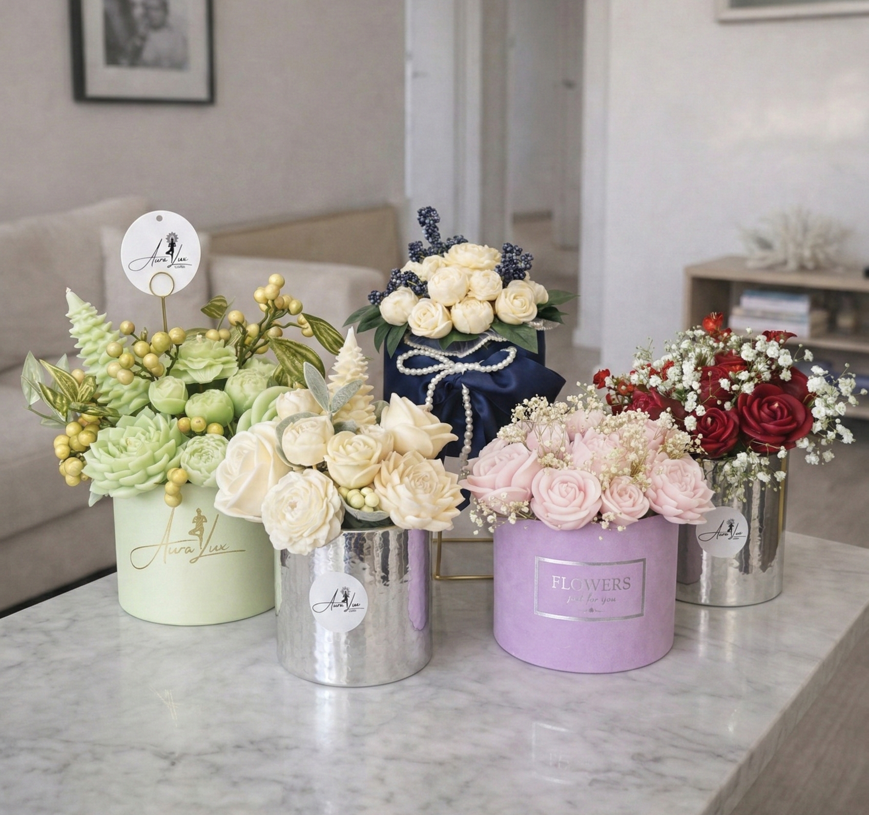 Candle Bouquets - Flowers Forever