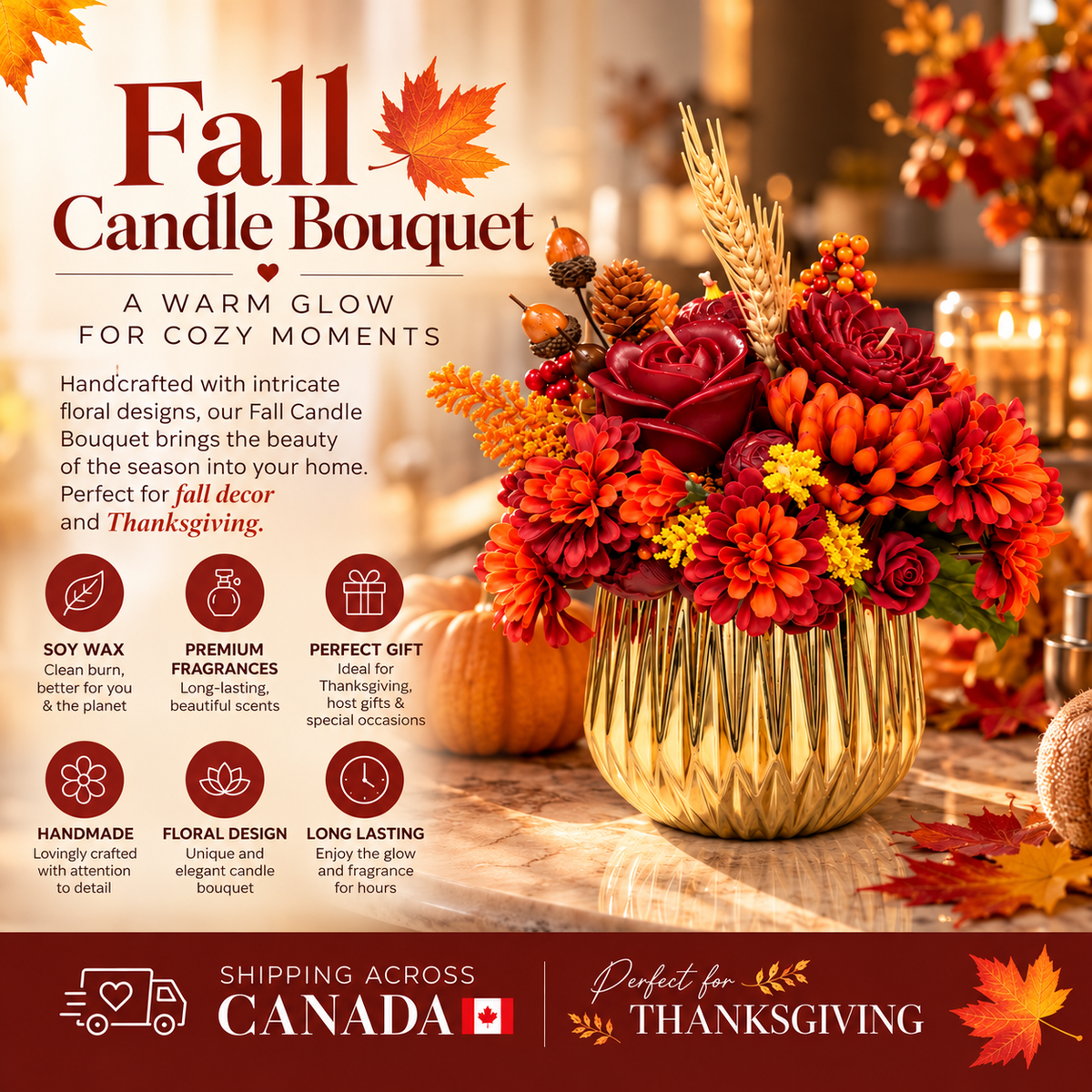Fall Candle Bouquet 🍂