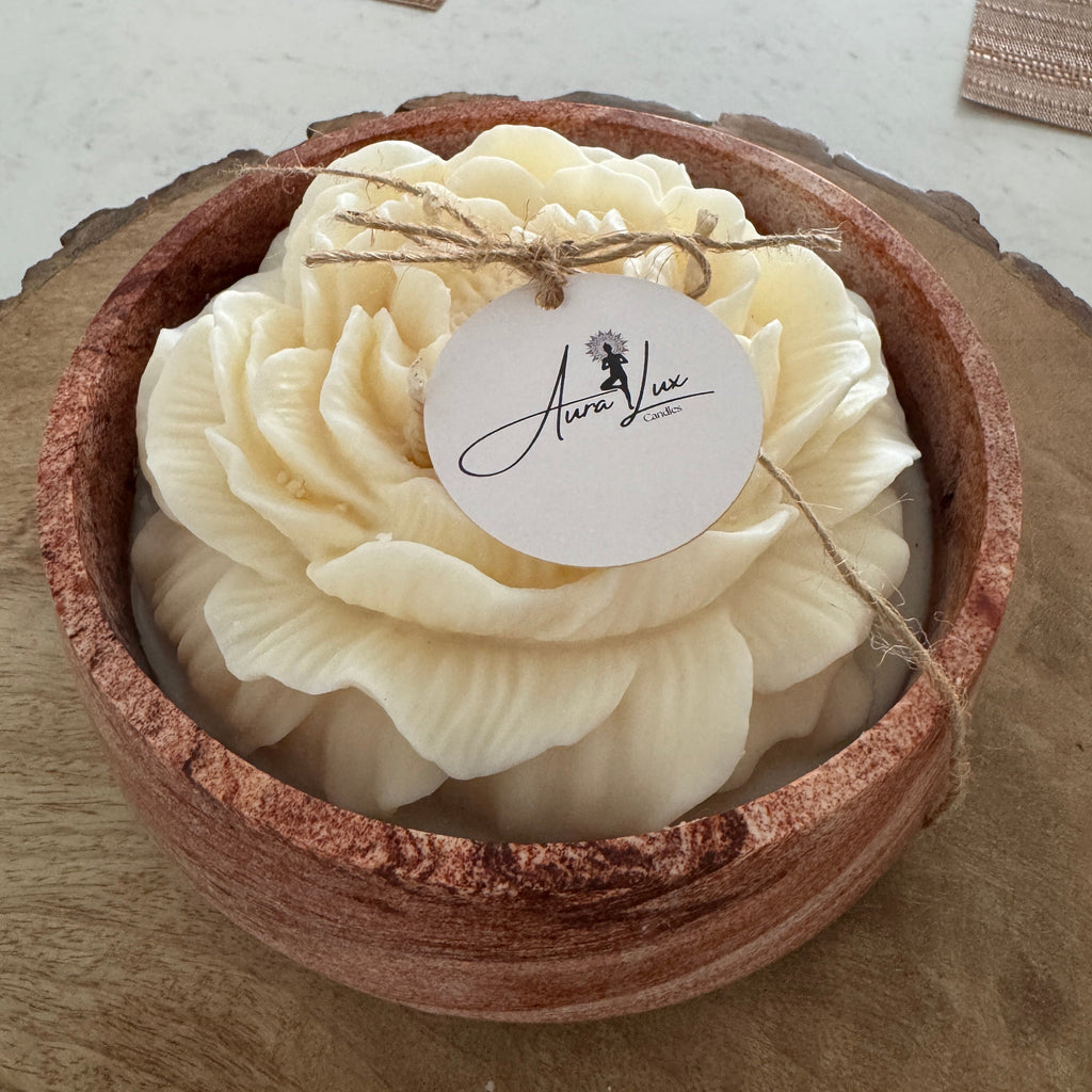 LUX Peony Candle – Where Elegance Blooms