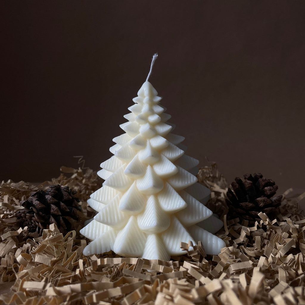 Winter Tree Candle – A Miniature Forest of Calm - AuraLux