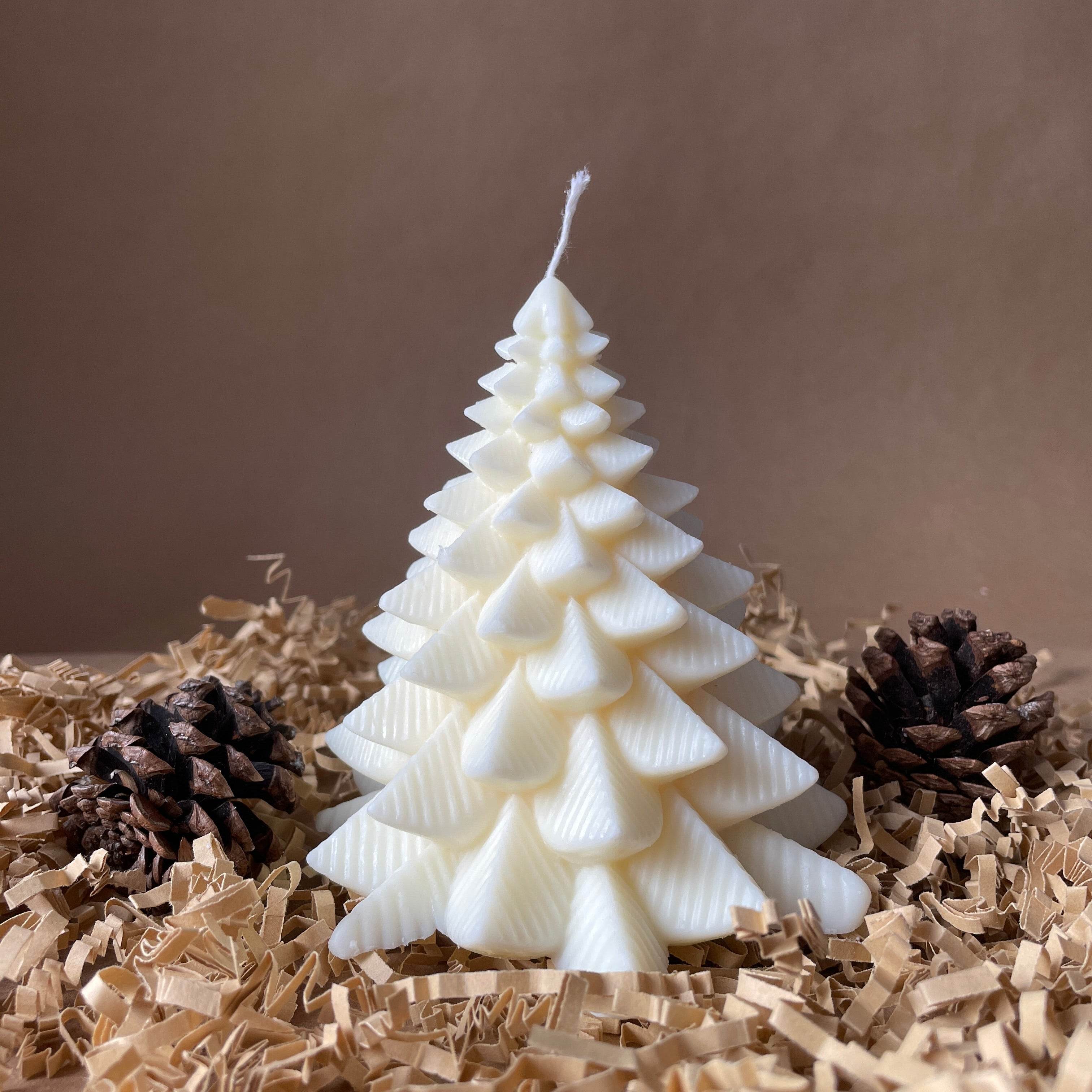 Winter Tree Candle – A Miniature Forest of Calm - AuraLux