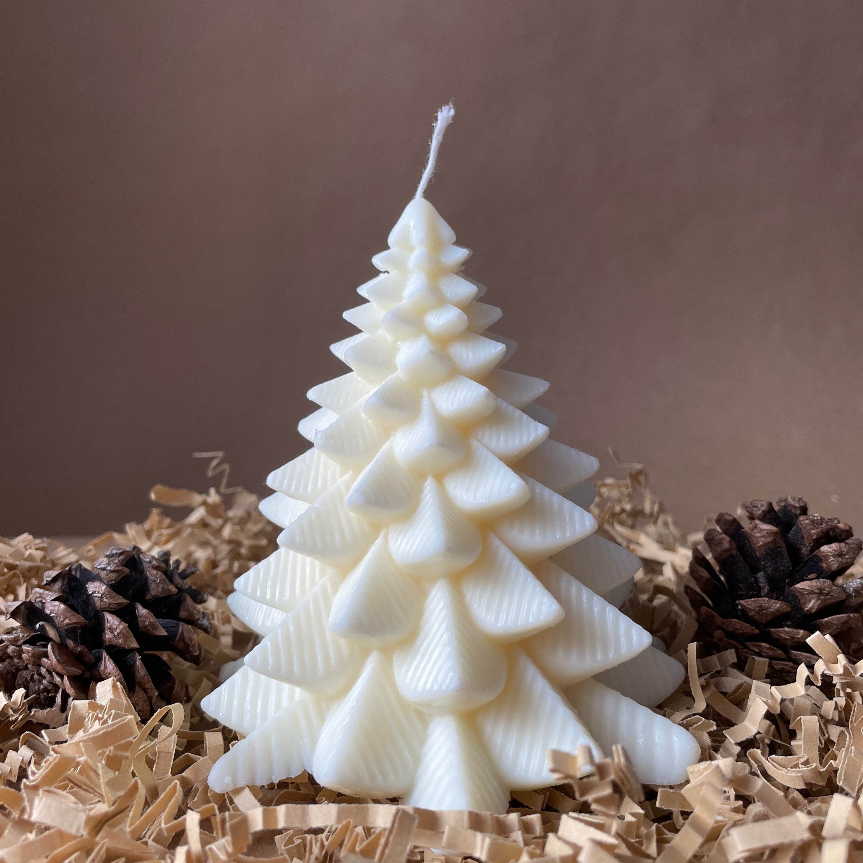 Winter Tree Candle – A Miniature Forest of Calm - AuraLux