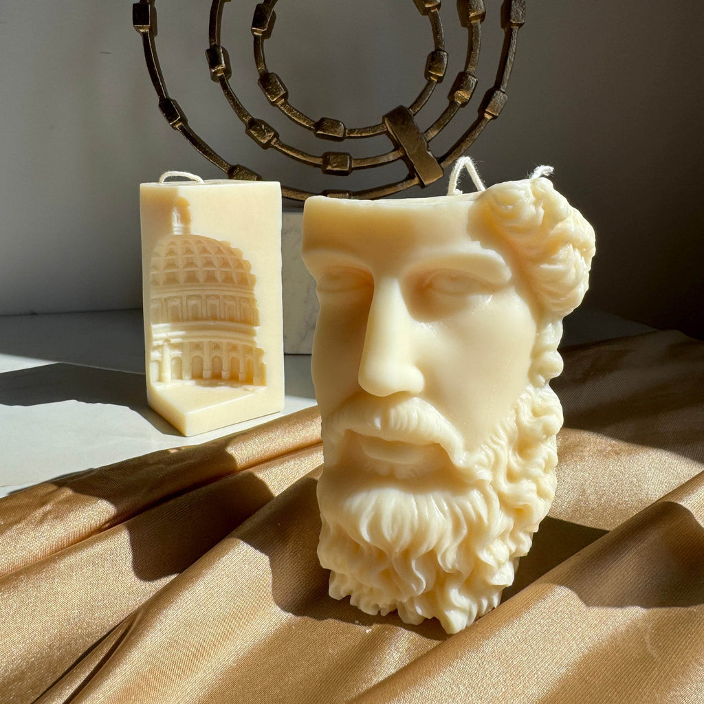 Prometheus Candle – A Flame of Strength & Presence - AuraLux
