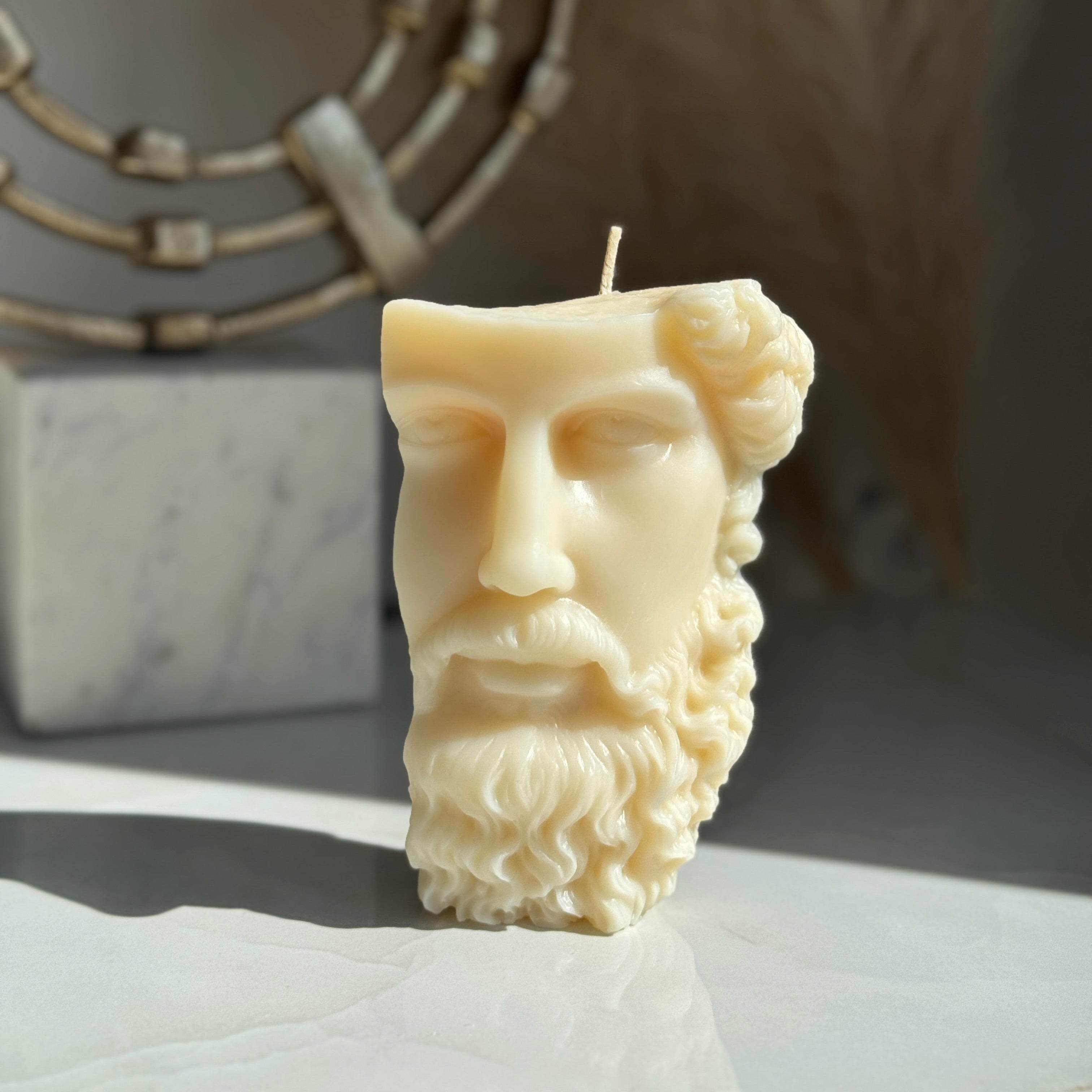 Prometheus Candle – A Flame of Strength & Presence - AuraLux