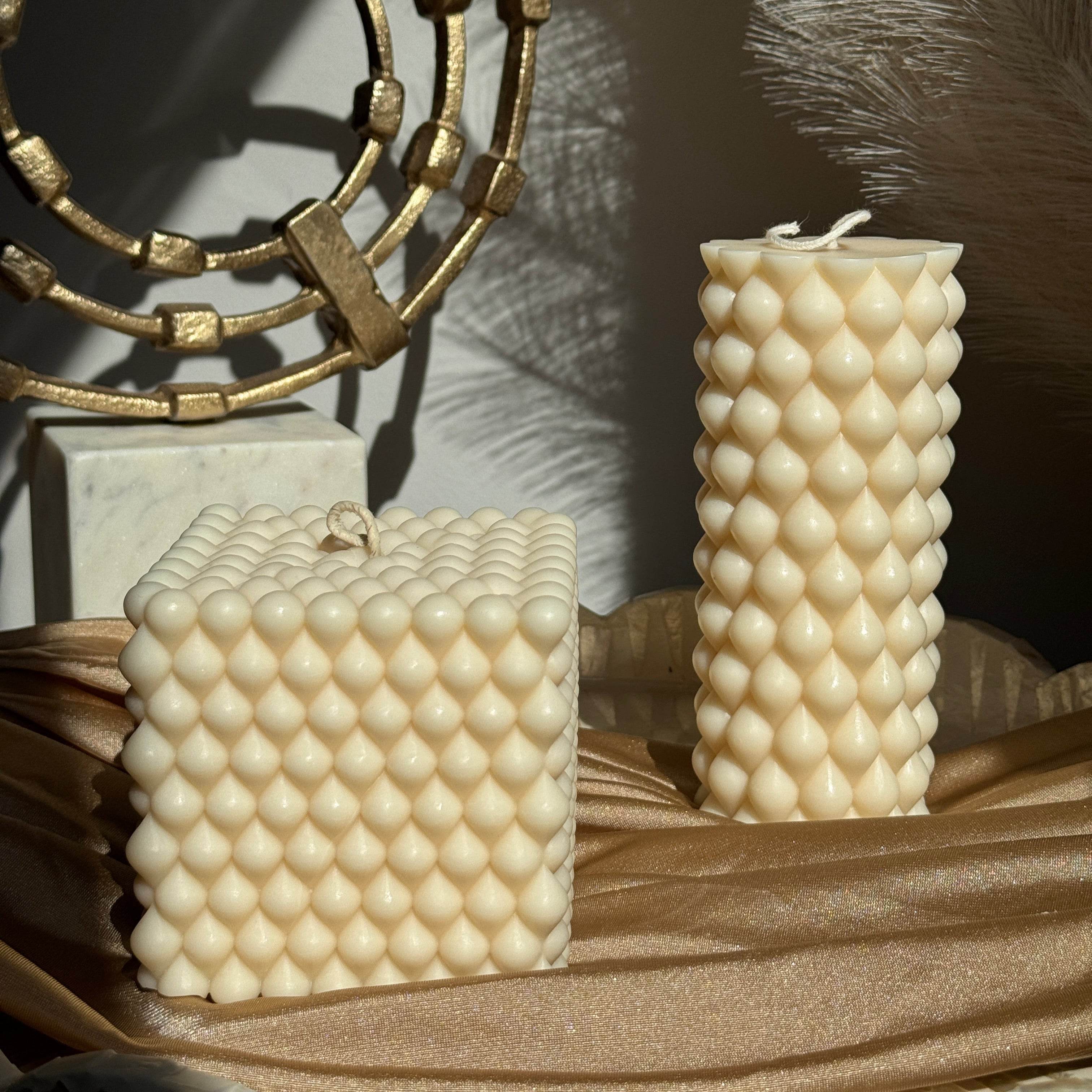 Raindrop Candle – Sculpted Serenity in Every Drop - AuraLux