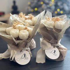 Off-White Petit Bouquet – Wrapped in Soft Whispers of Elegance