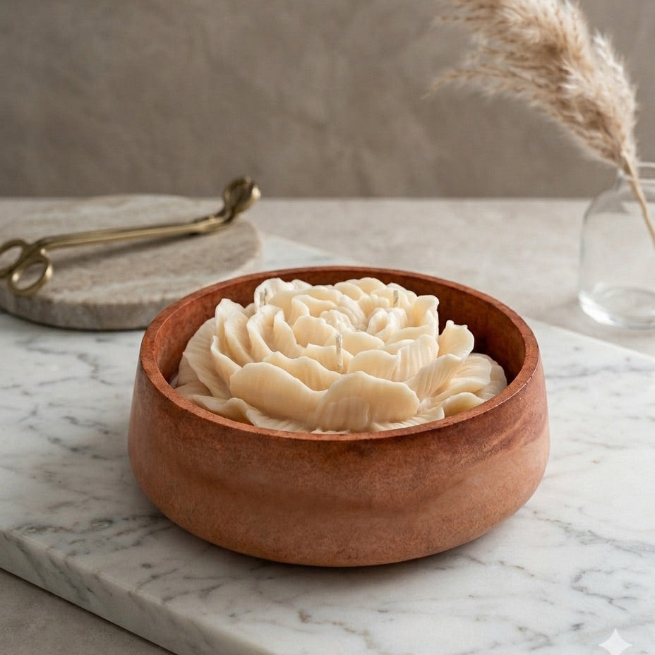 LUX Peony Candle – Where Elegance Blooms