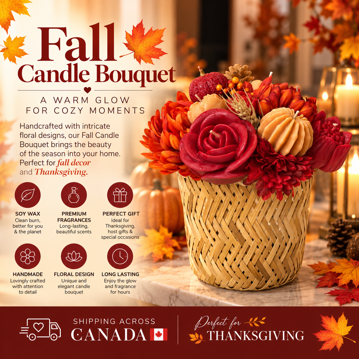 Fall Candle Bouquet 🍂