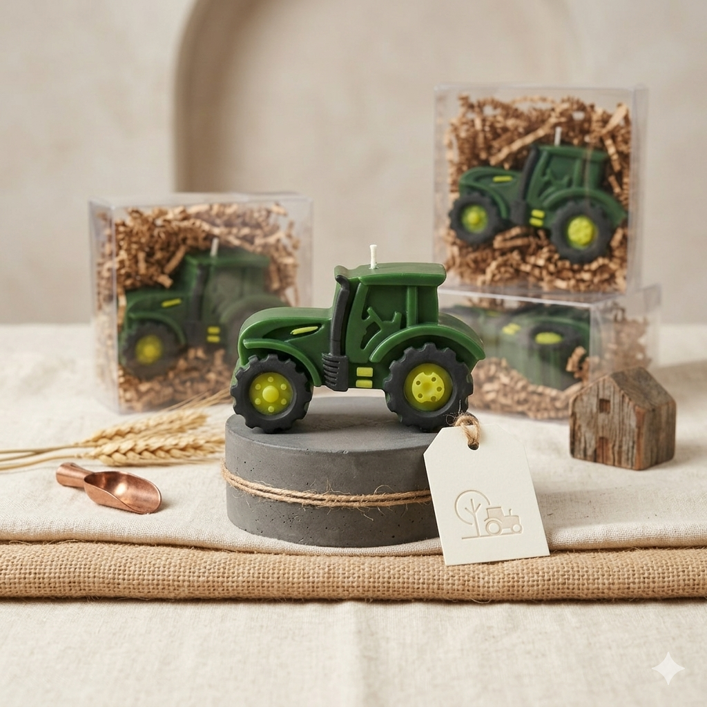Tractor Candle