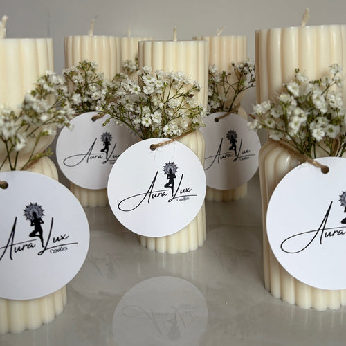 AuraLux Pillar Candle - A Classic Touch with a Modern Twist 🕯️