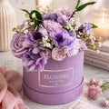 Enchanting Purple Floral Candle Bouquet 💜