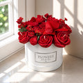 Luxury Red Floral Candle Bouquet 🌹