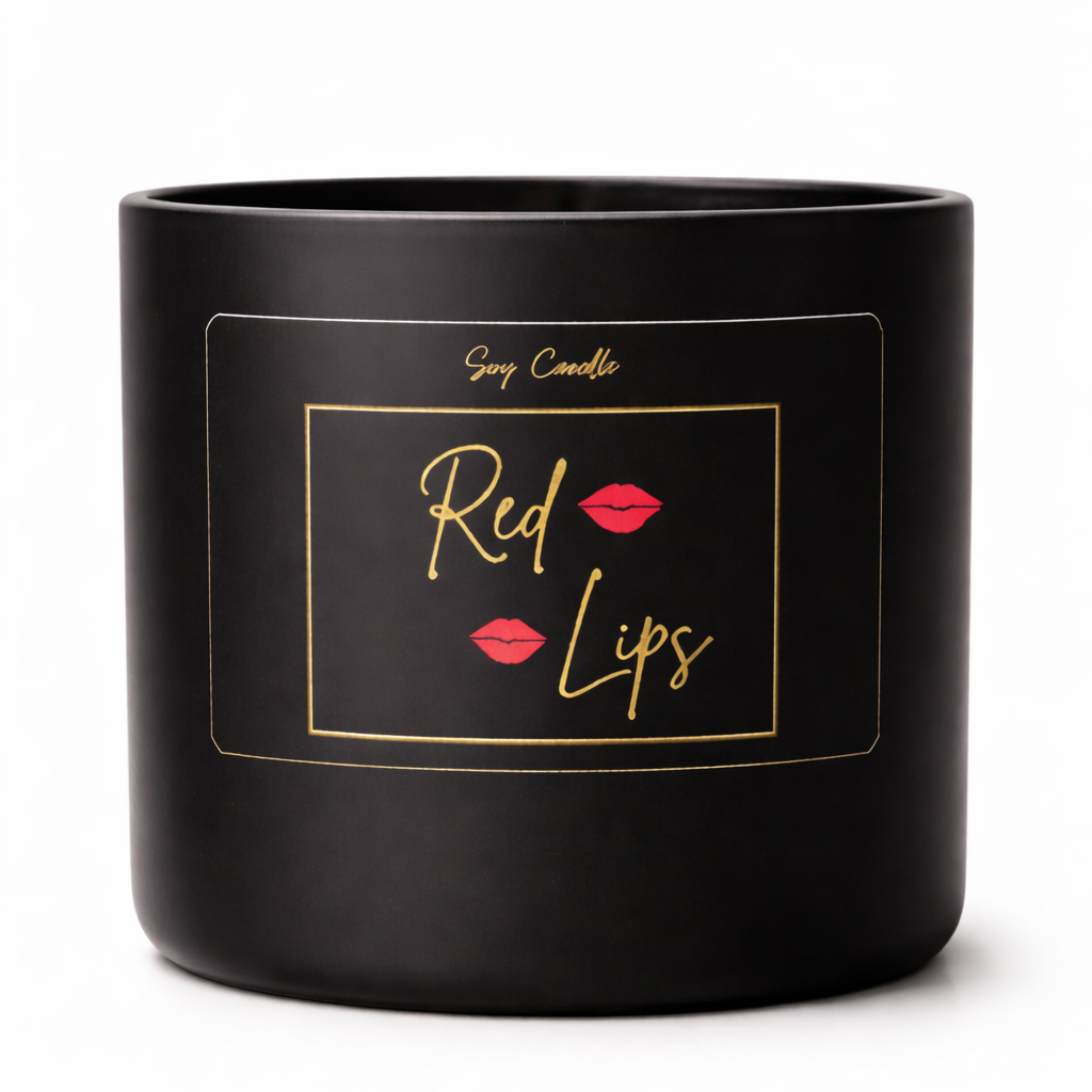 Red Lips Candle