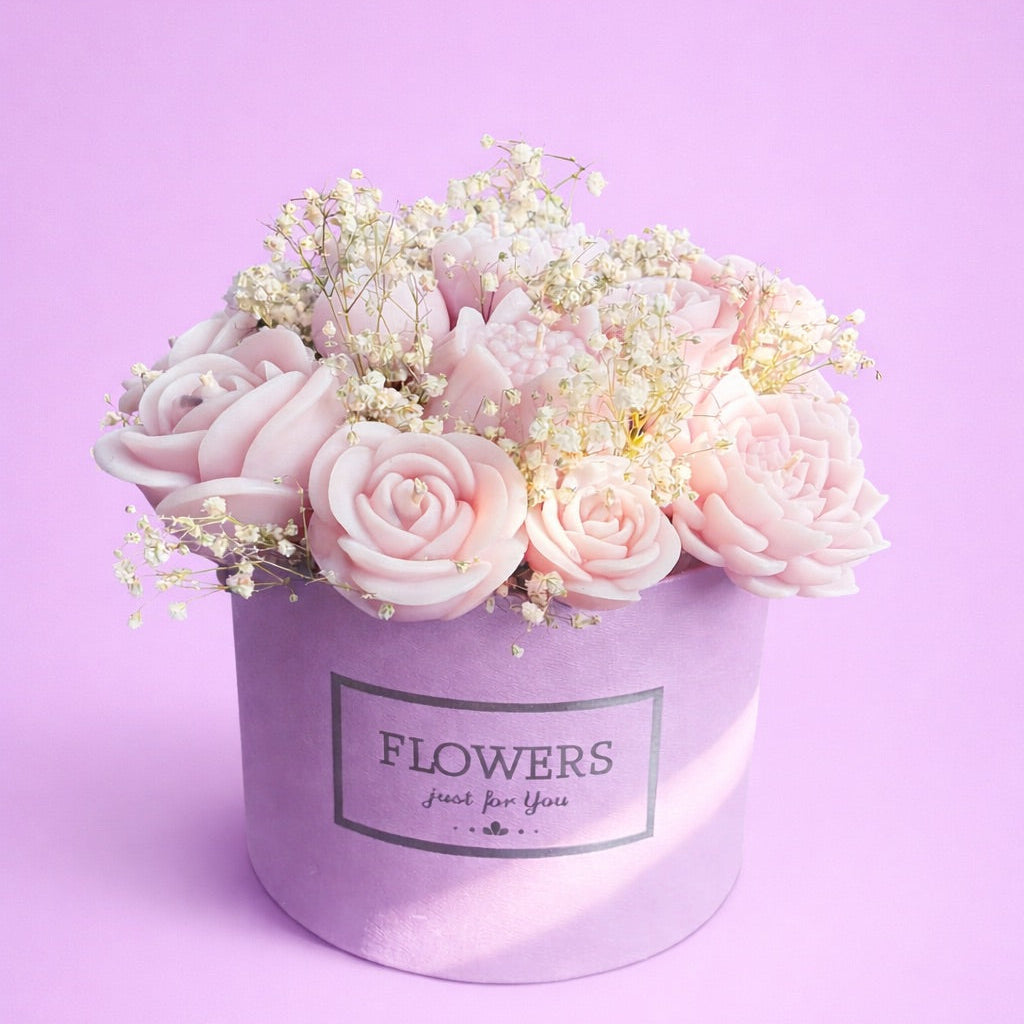 Purple Candle Bouquet