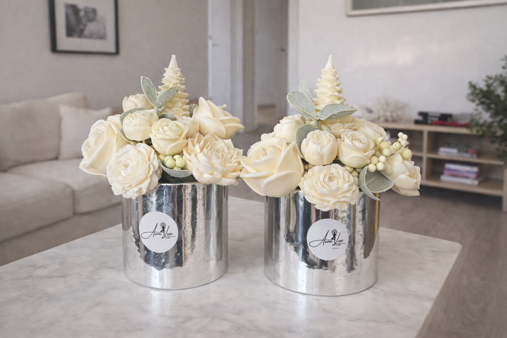 White Candle Bouquet