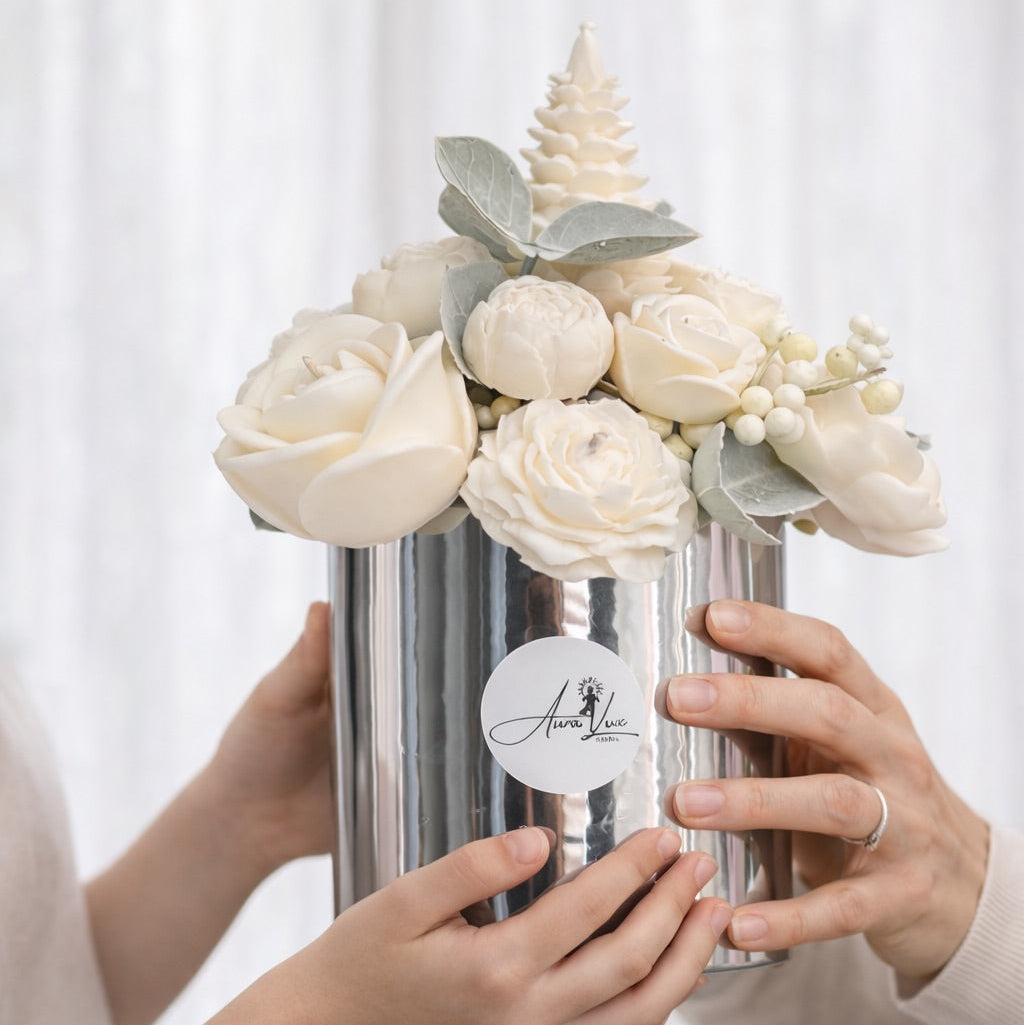 White Candle Bouquet
