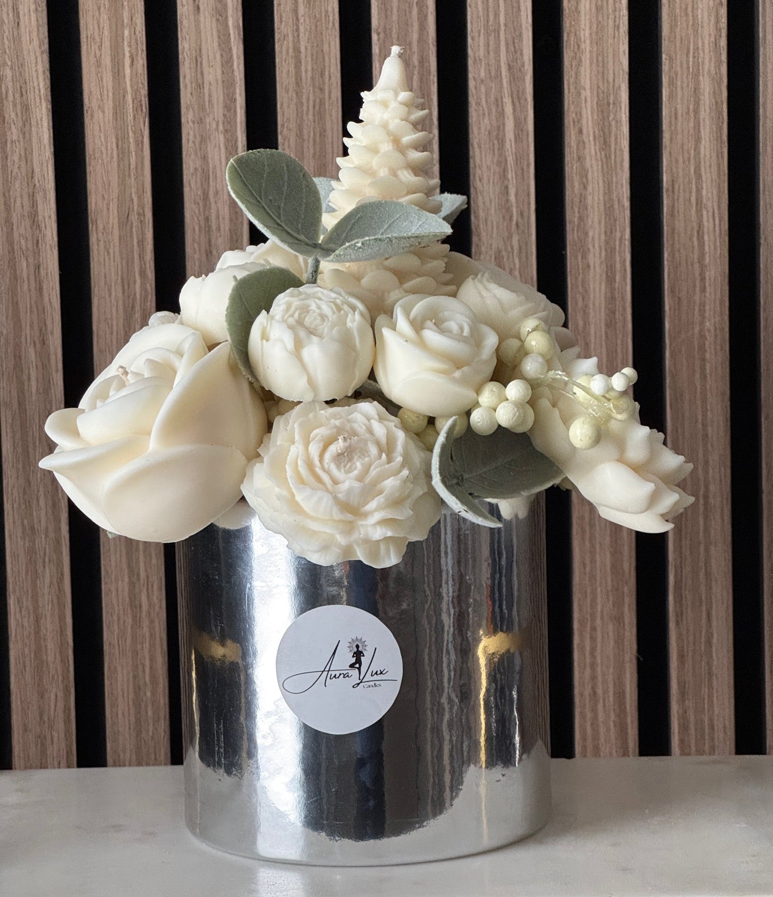 White Candle Bouquet